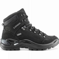 Lowa Womens Renegade GTX Mid Boot Black/Black